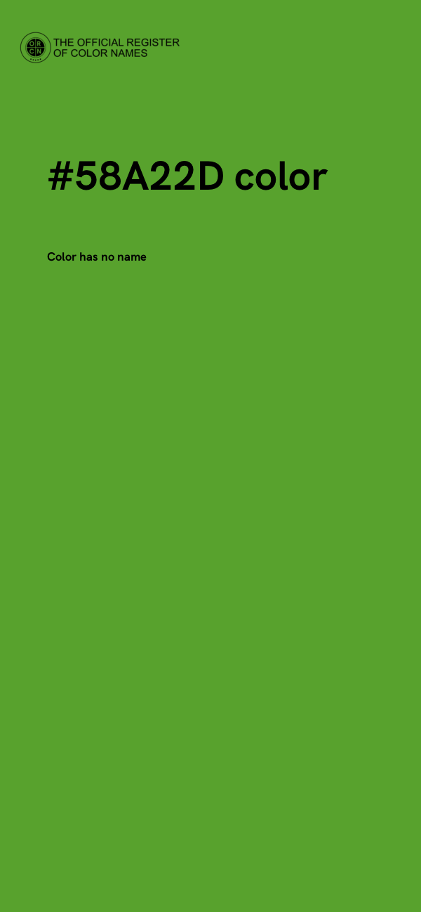 #58A22D color image
