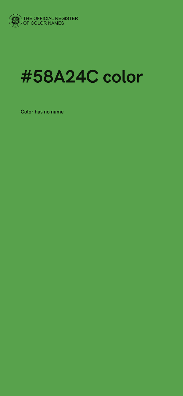#58A24C color image