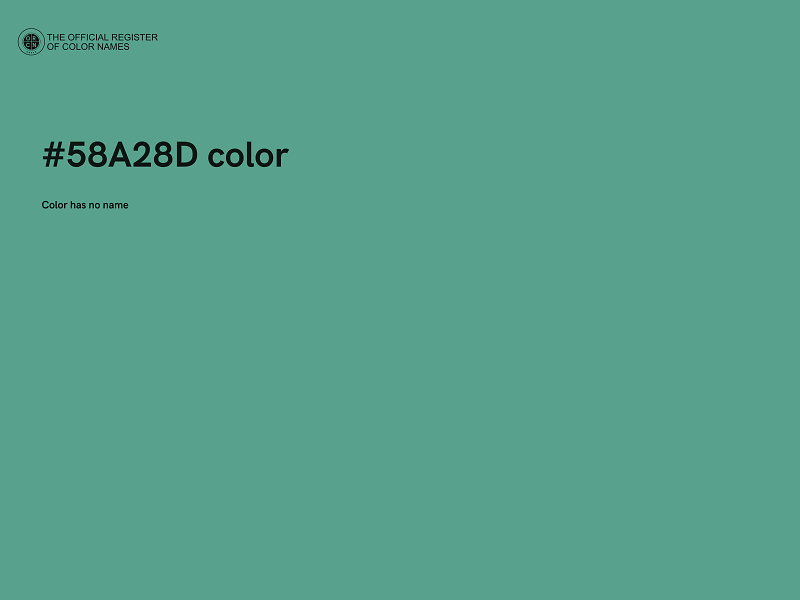 #58A28D color image