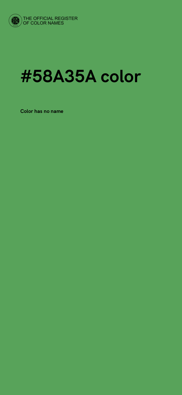 #58A35A color image