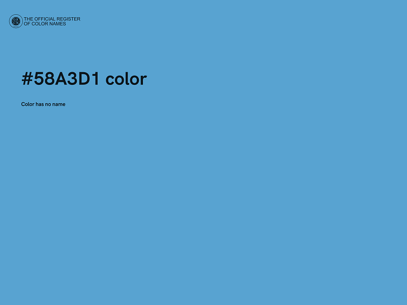 #58A3D1 color image