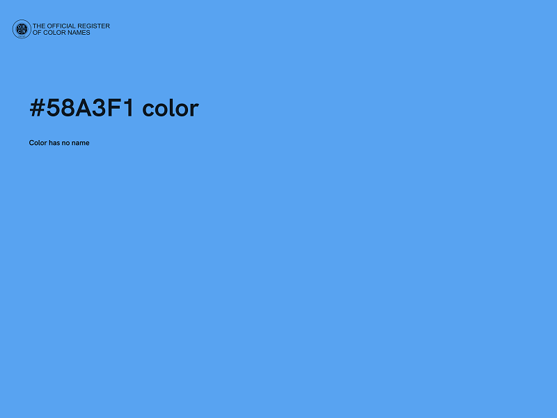 #58A3F1 color image