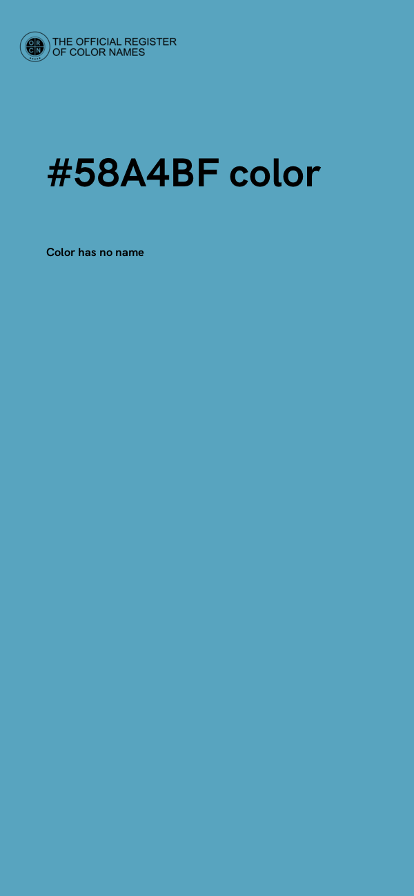 #58A4BF color image