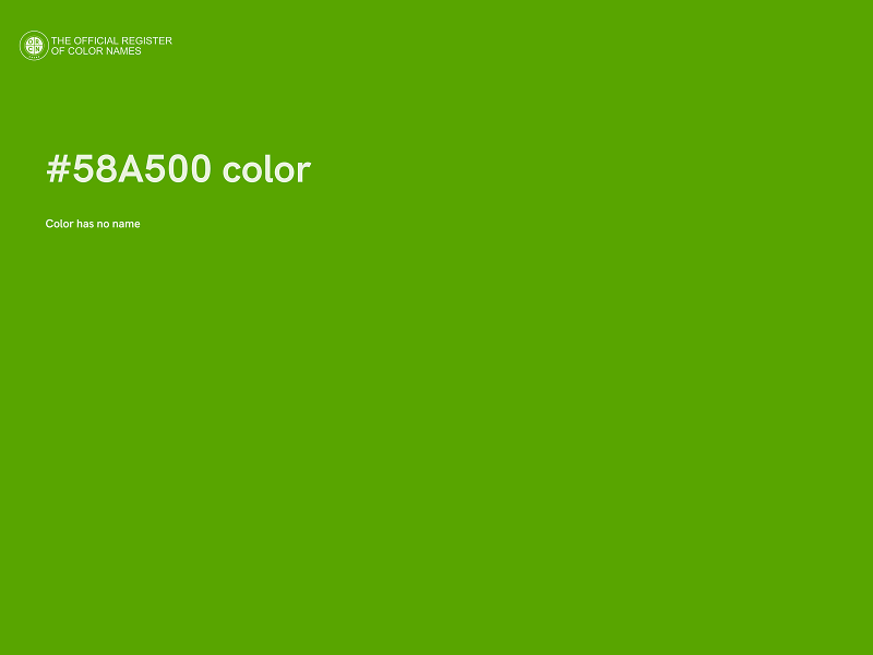 #58A500 color image