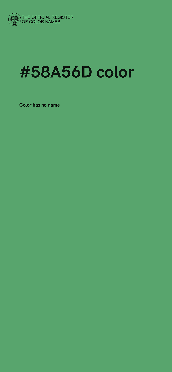 #58A56D color image