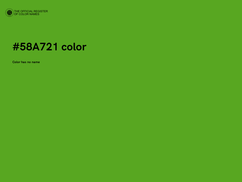 #58A721 color image