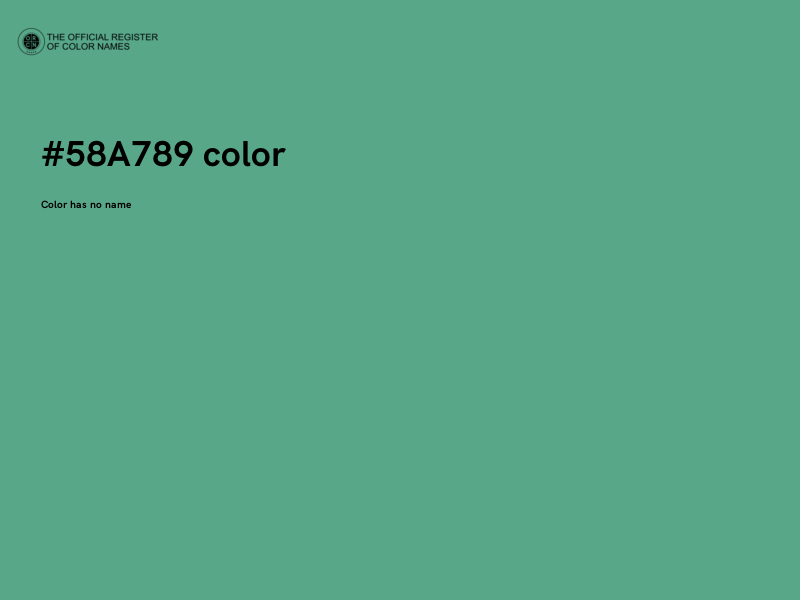 #58A789 color image