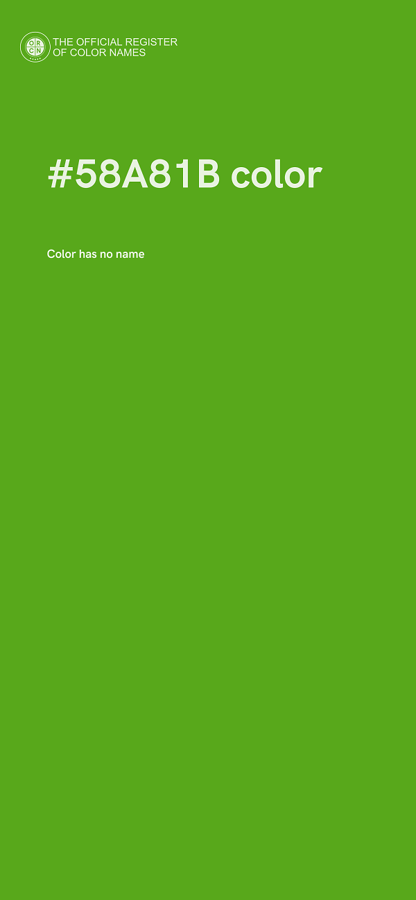 #58A81B color image
