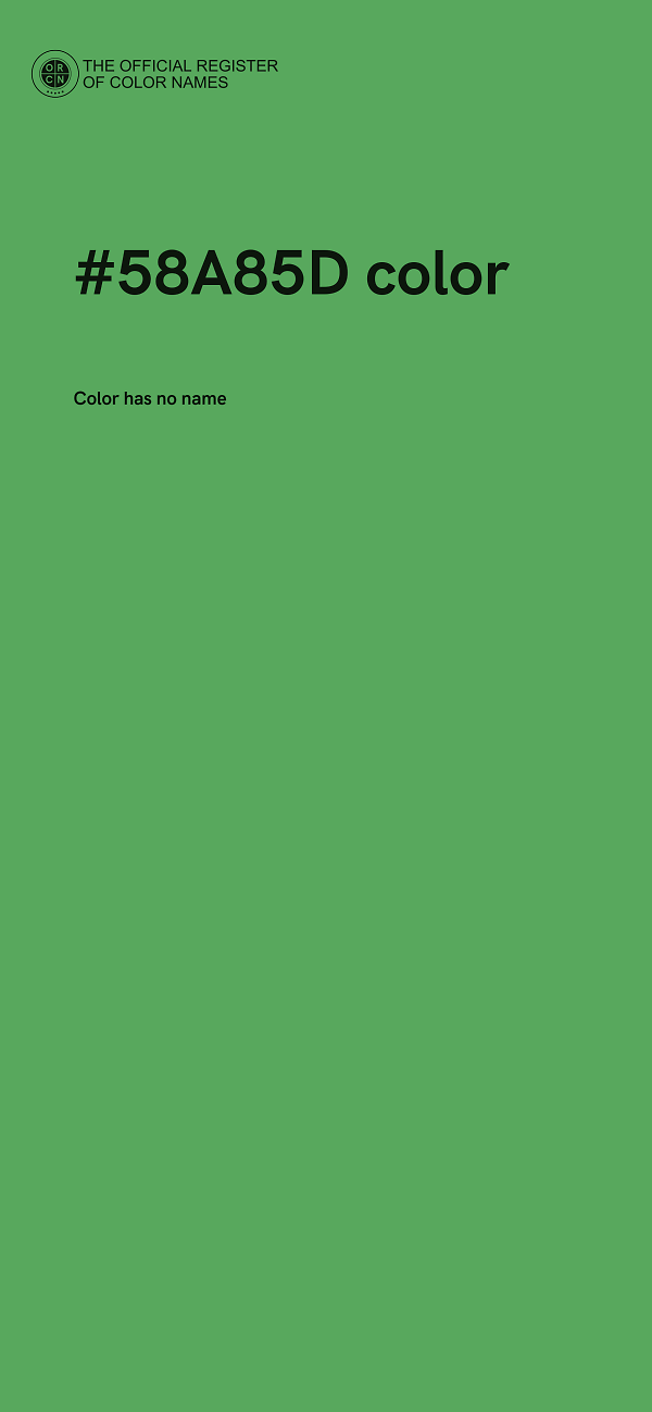#58A85D color image