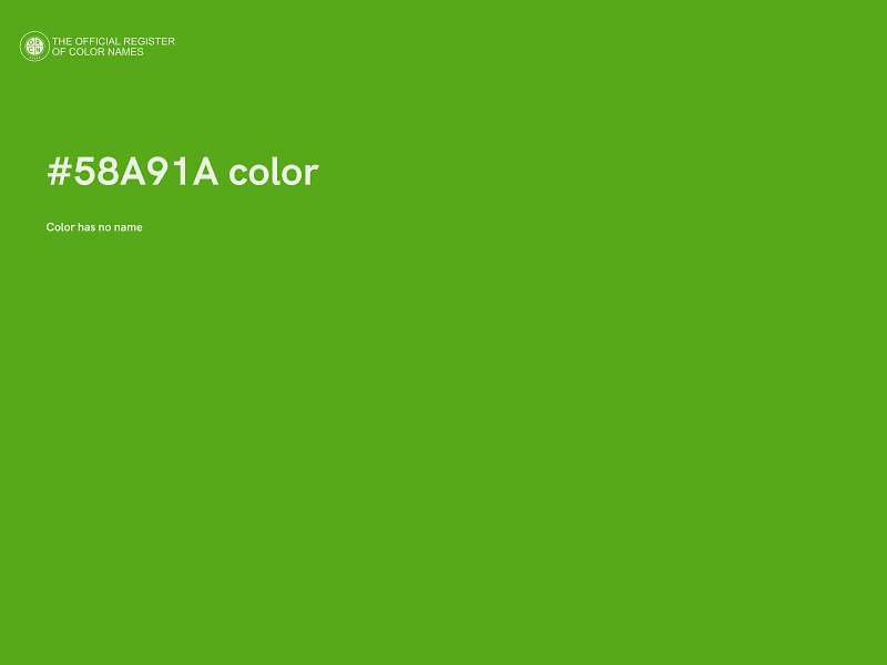 #58A91A color image