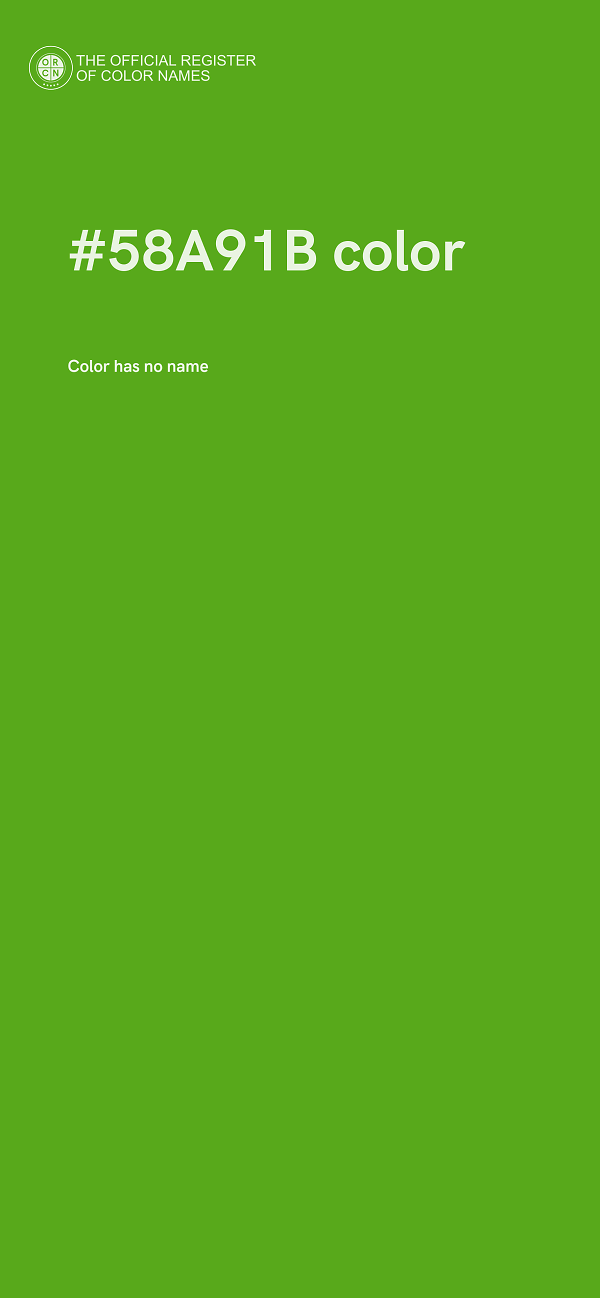 #58A91B color image