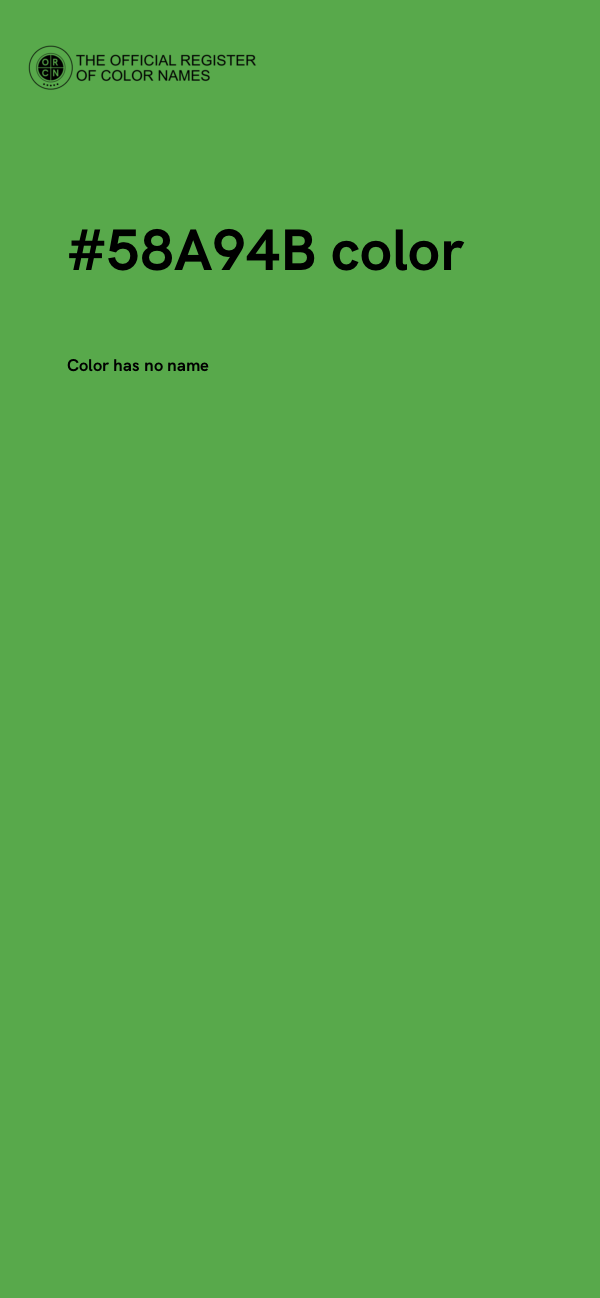 #58A94B color image