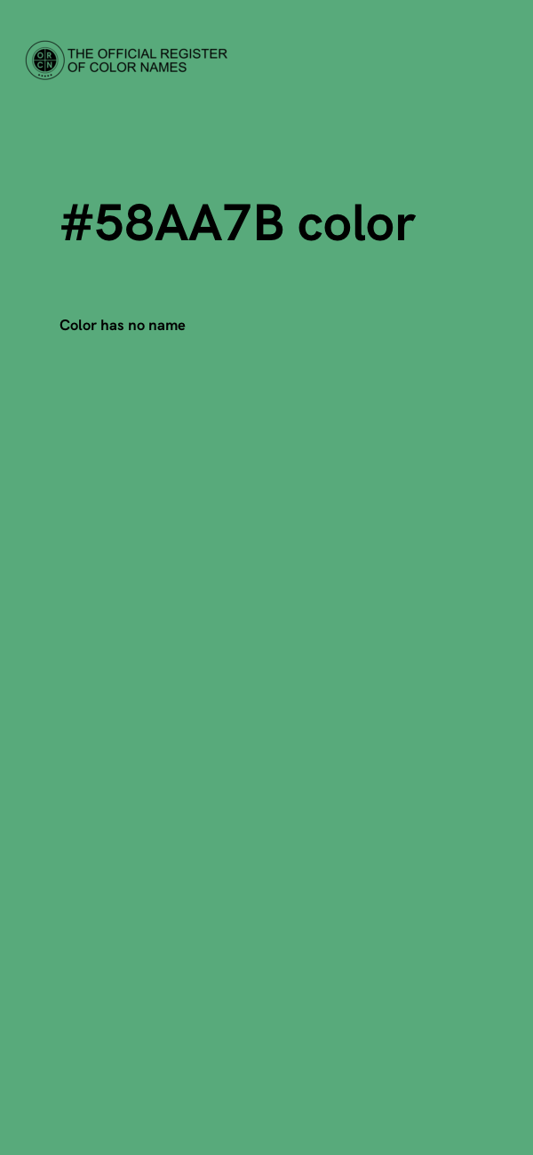 #58AA7B color image