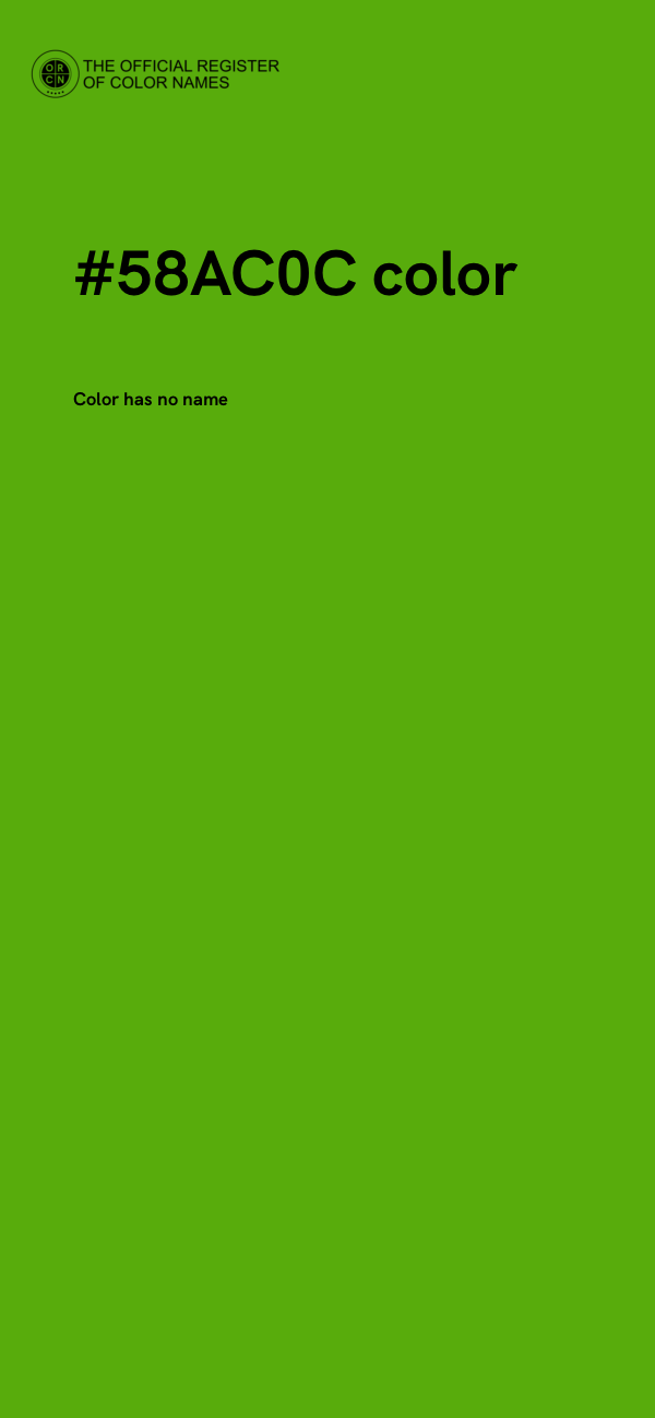 #58AC0C color image