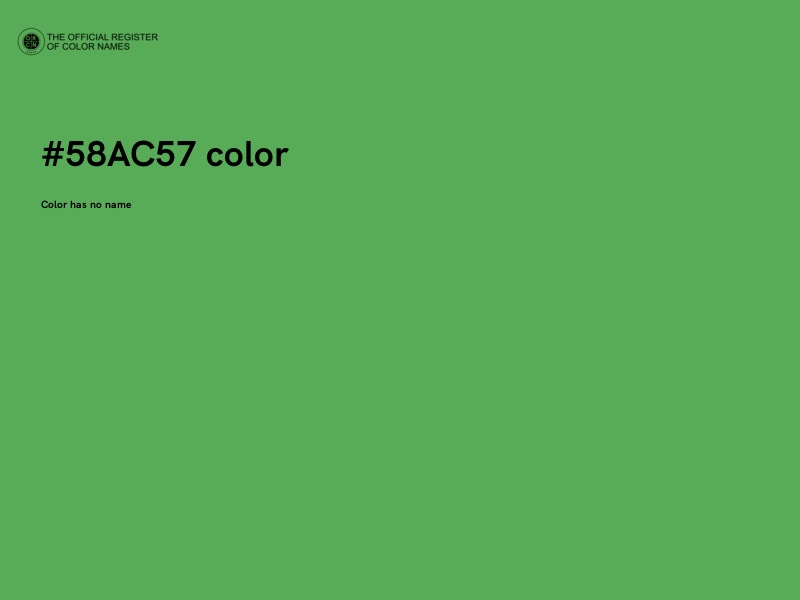 #58AC57 color image