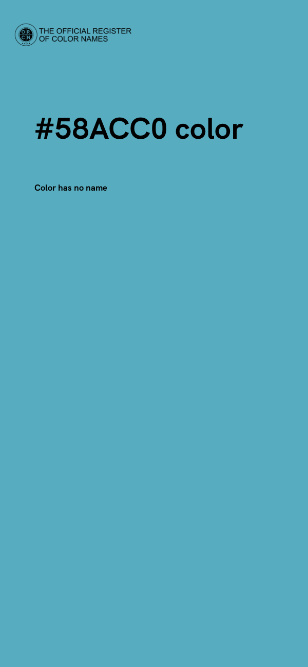 #58ACC0 color image