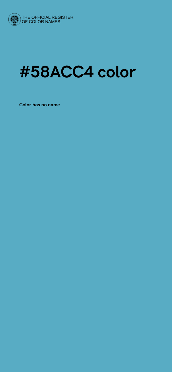 #58ACC4 color image