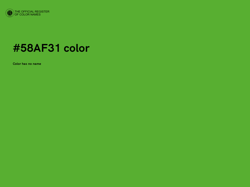 #58AF31 color image