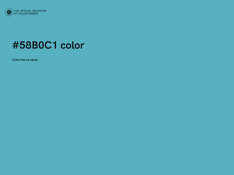 #58B0C1 color image