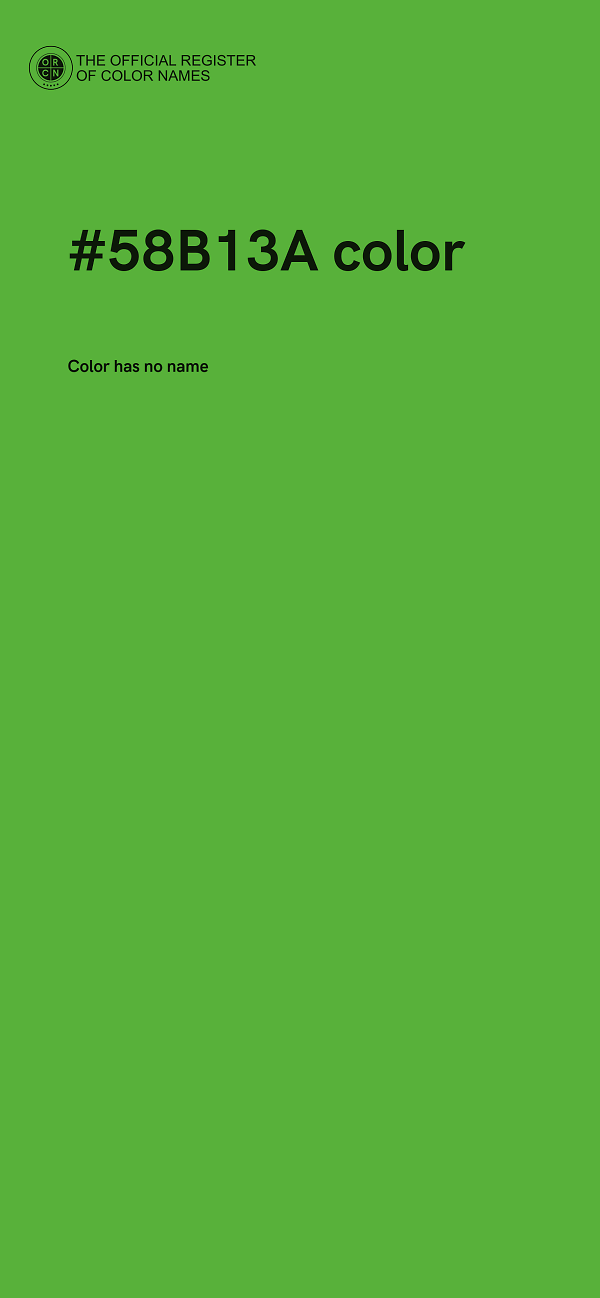#58B13A color image