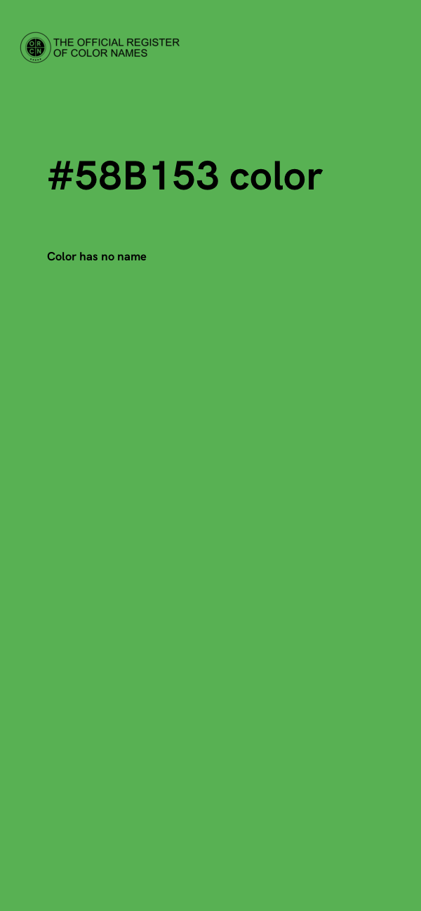 #58B153 color image