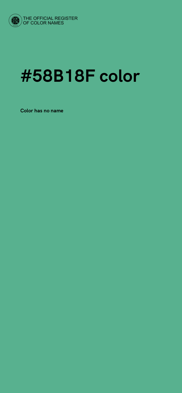 #58B18F color image