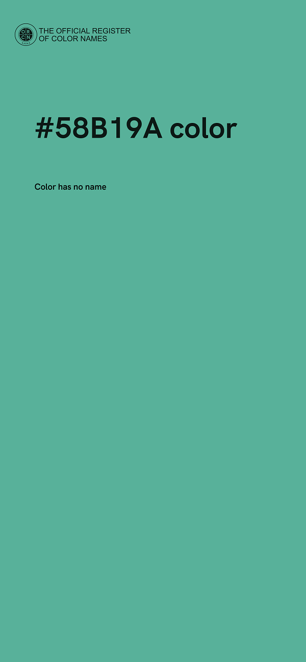 #58B19A color image