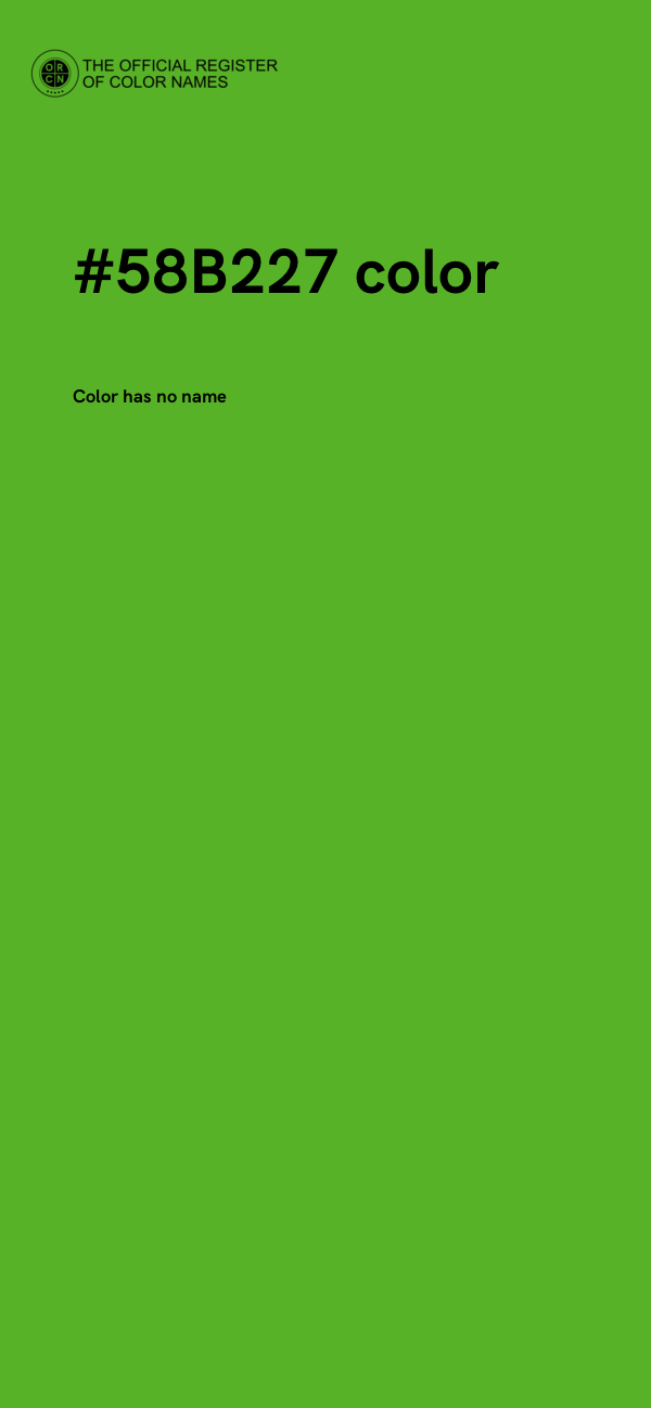 #58B227 color image