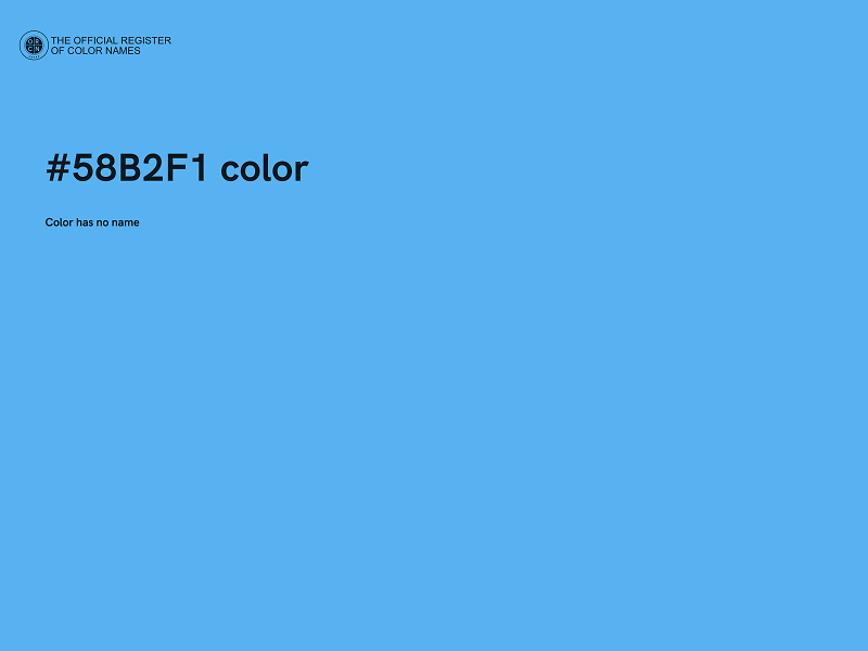 #58B2F1 color image