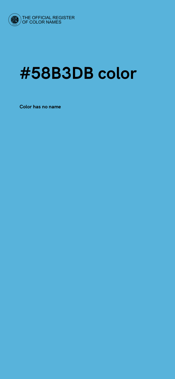 #58B3DB color image