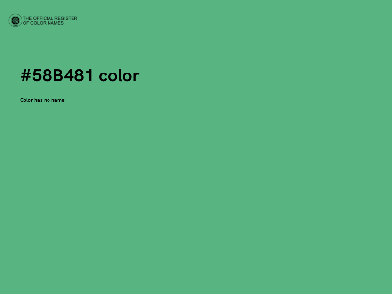 #58B481 color image