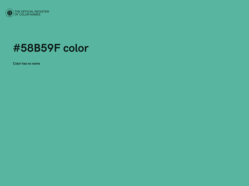 #58B59F color image