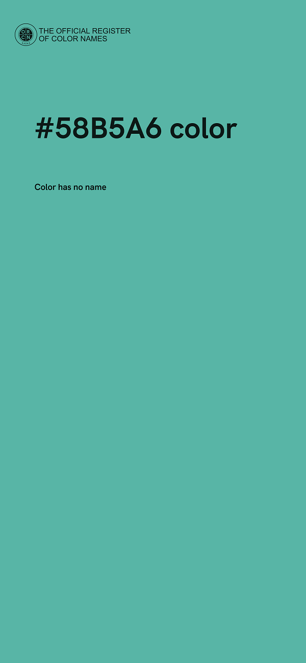 #58B5A6 color image