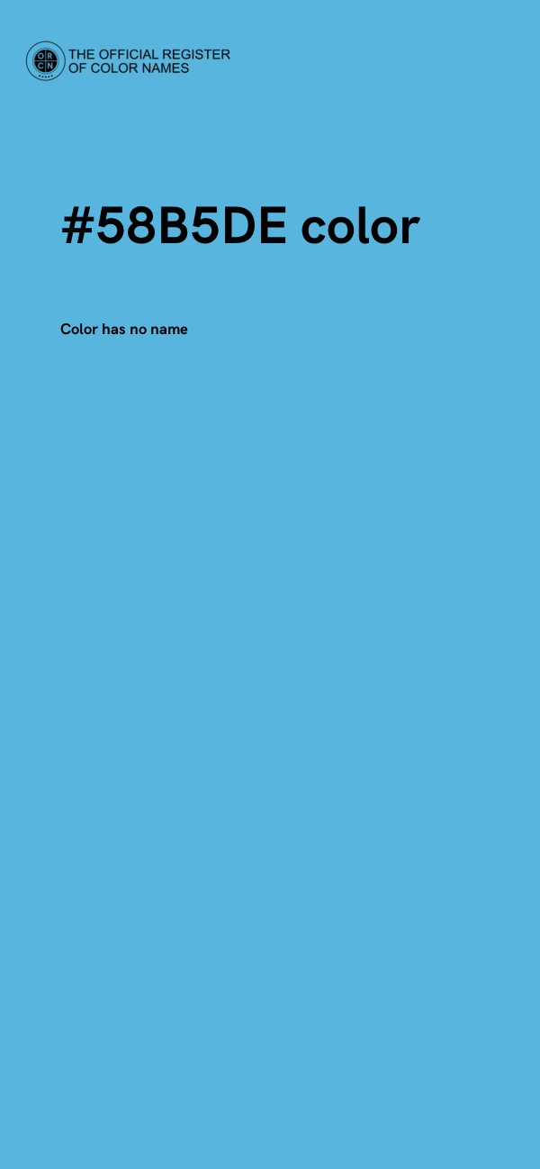 #58B5DE color image