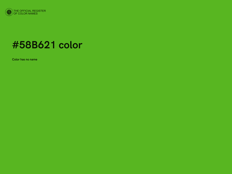 #58B621 color image