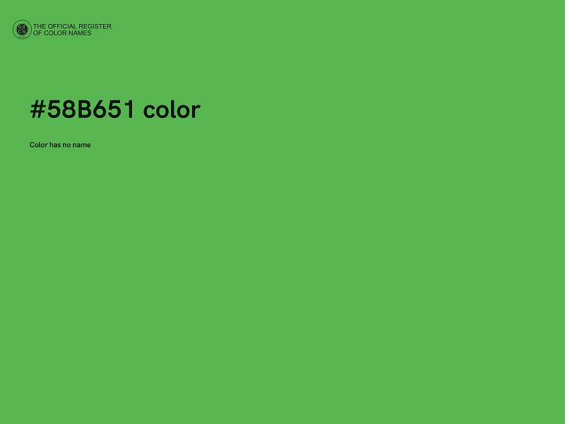 #58B651 color image