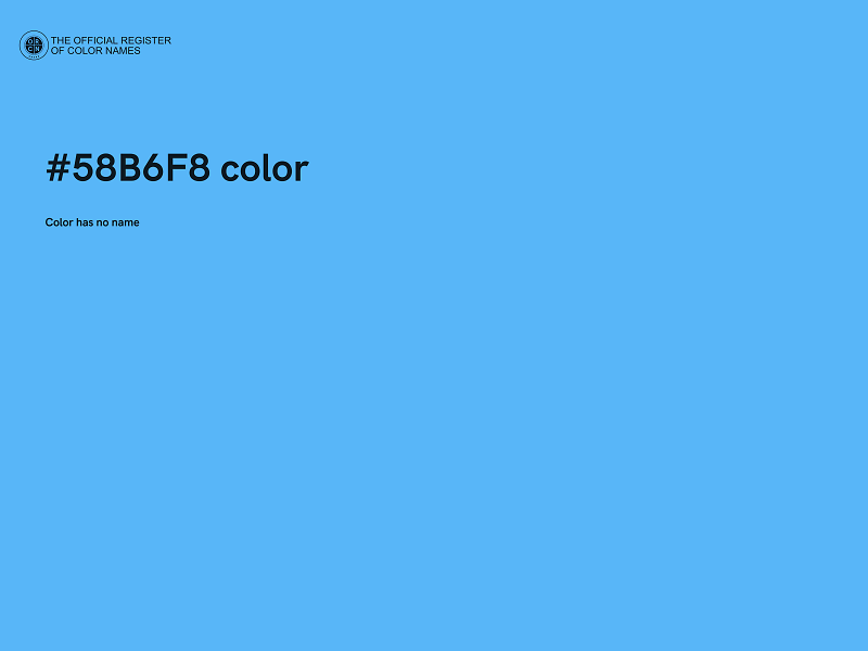 #58B6F8 color image