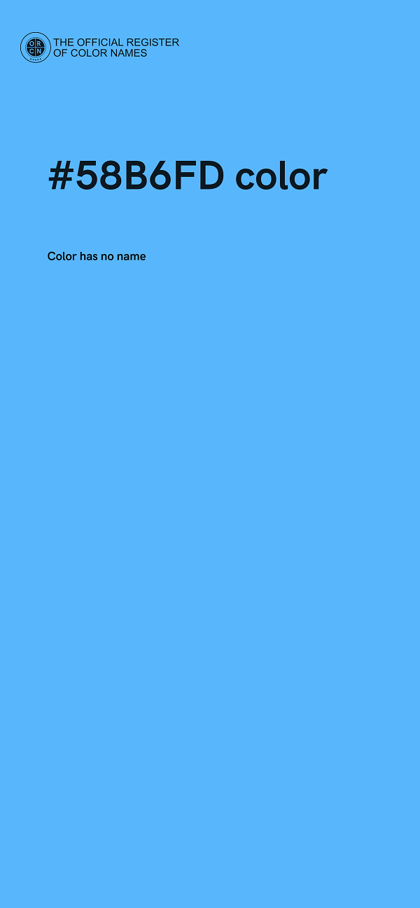 #58B6FD color image