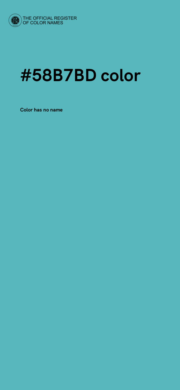 #58B7BD color image