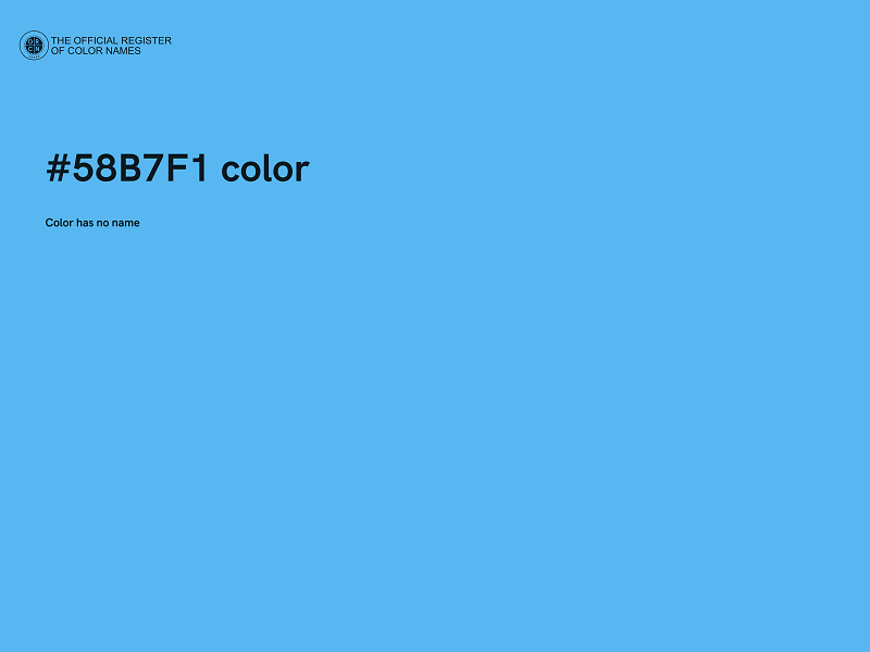 #58B7F1 color image