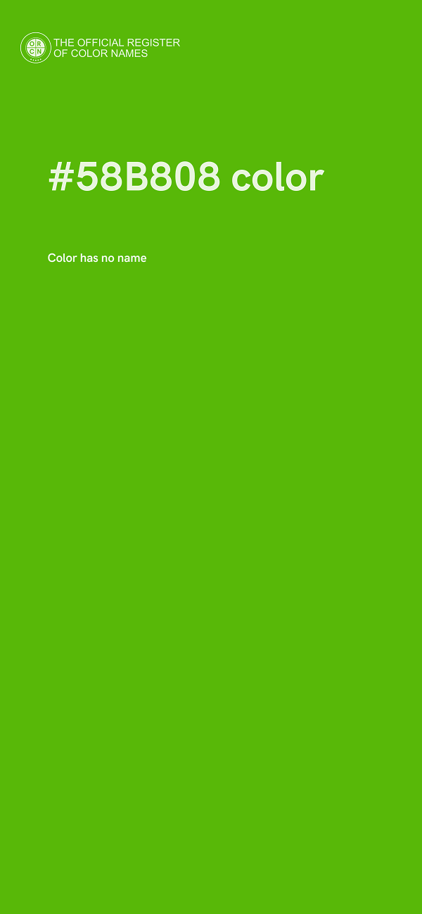 #58B808 color image