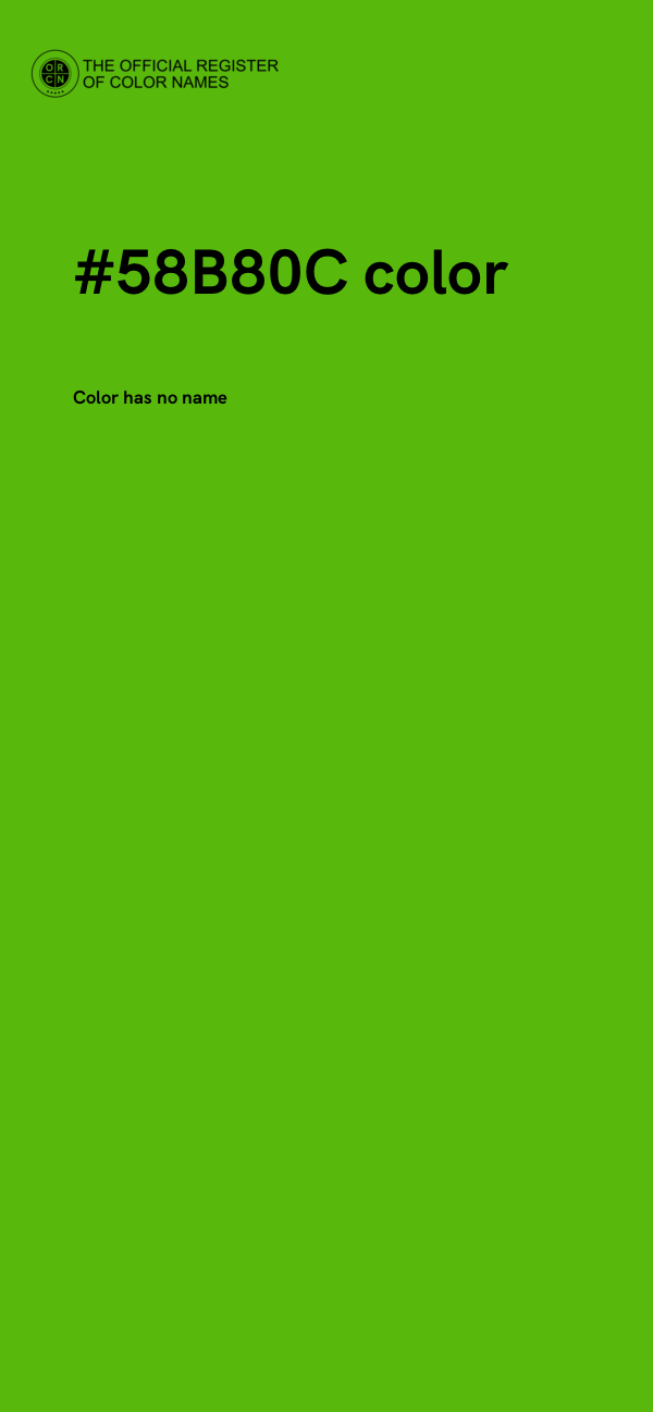 #58B80C color image