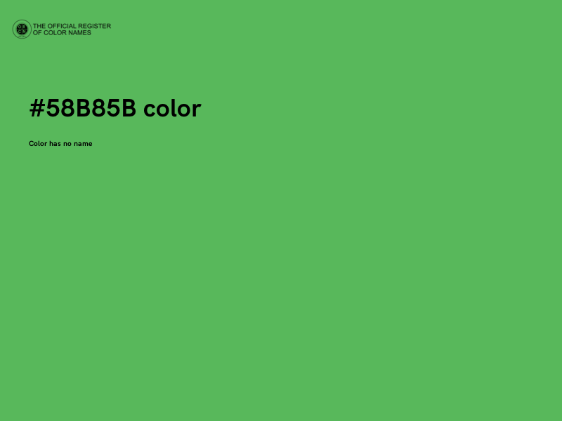 #58B85B color image