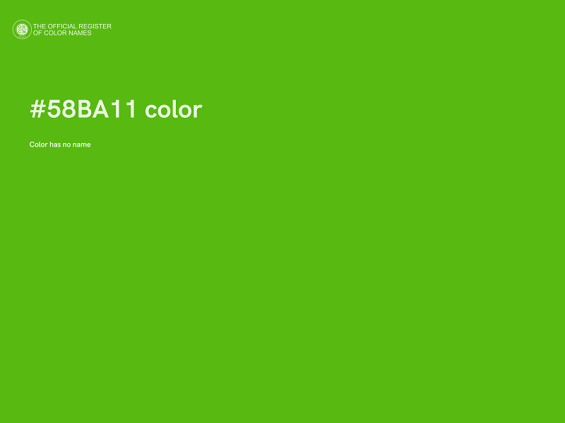 #58BA11 color image