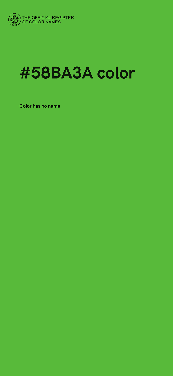 #58BA3A color image