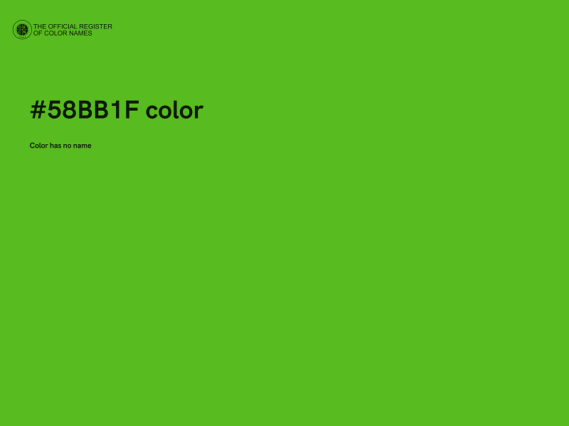 #58BB1F color image