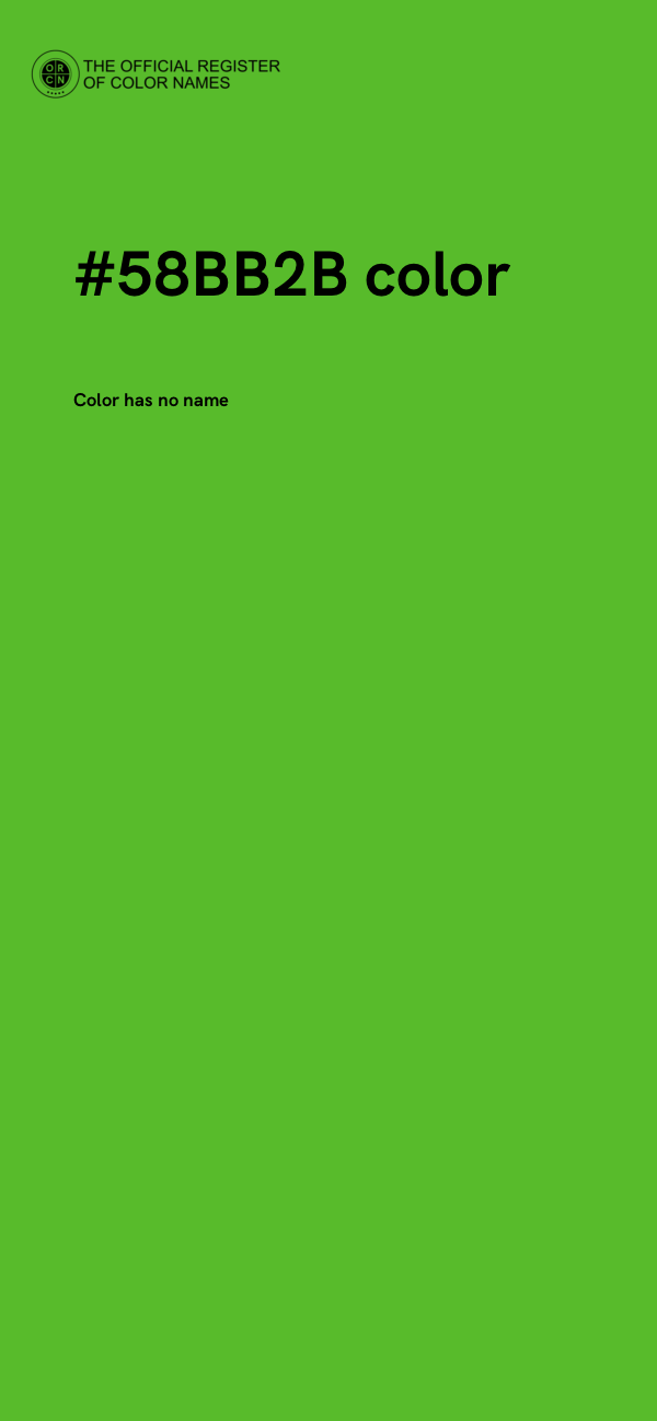 #58BB2B color image