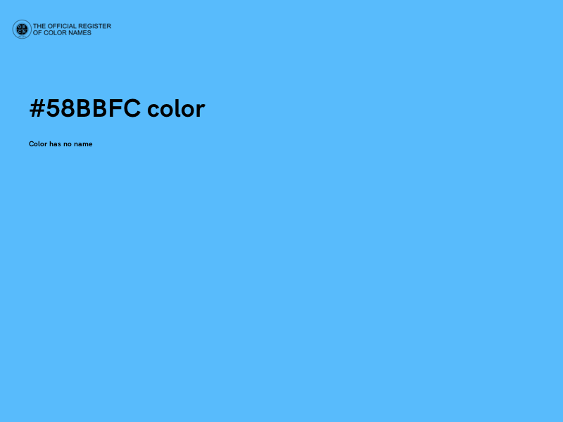 #58BBFC color image