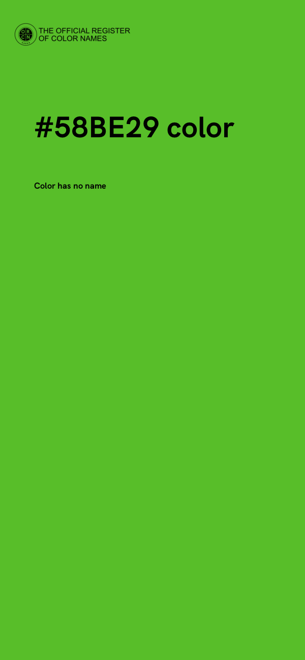 #58BE29 color image