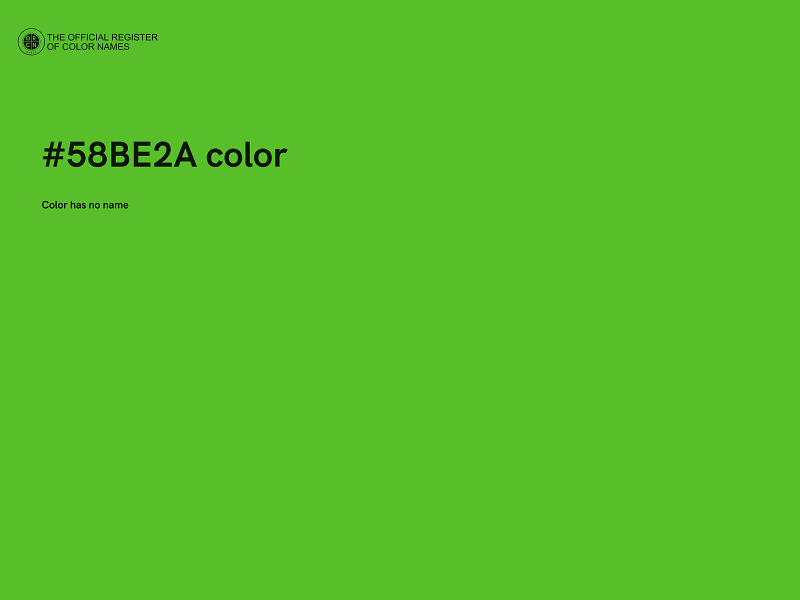 #58BE2A color image